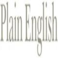 Plain English